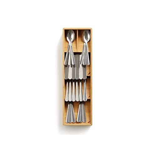 Joseph Joseph Bandeja de talheres compacta DrawerStore Bamboo 2