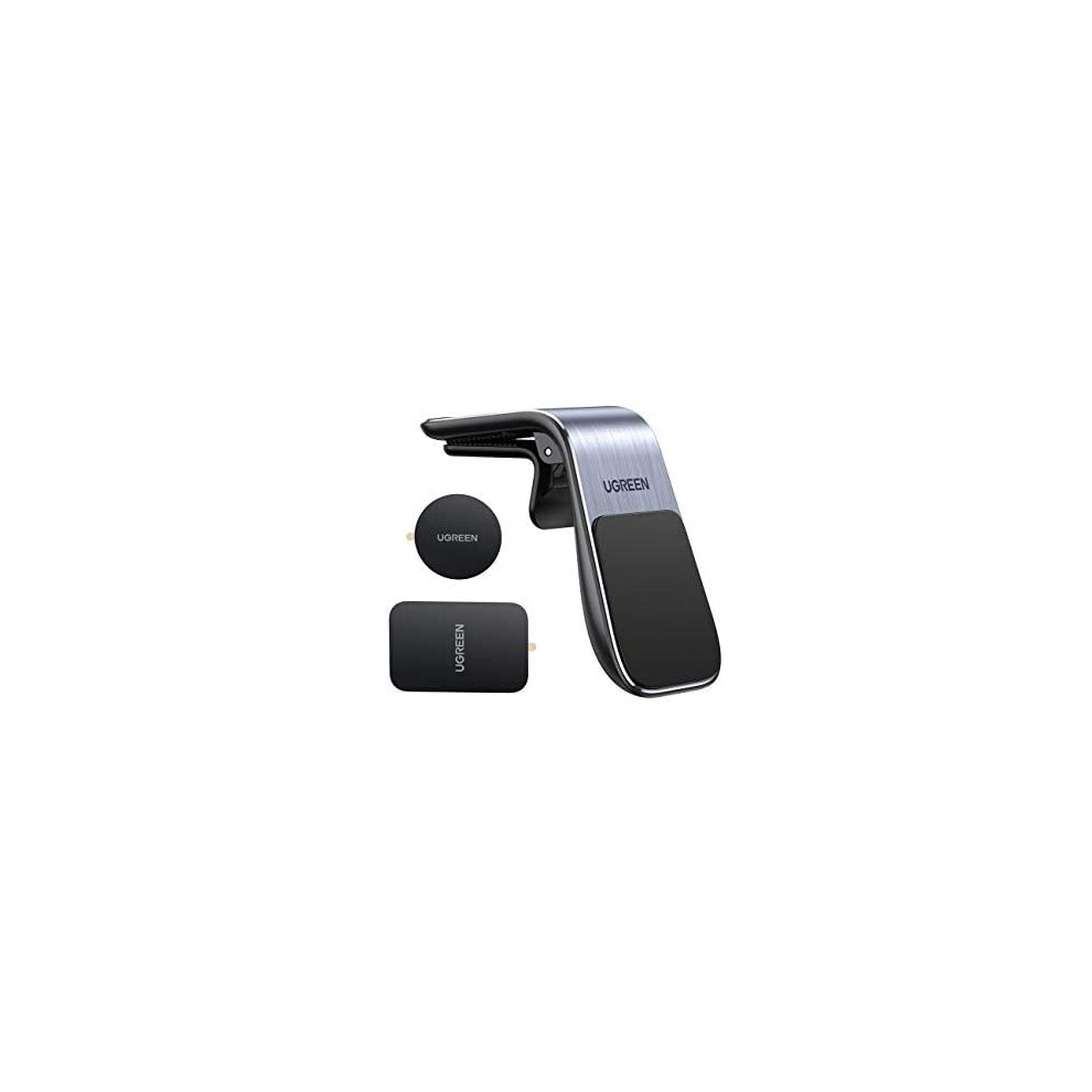 UGREEN Magnetic Car Phone Holder Air Vent Mobile Mount Magnet Clip Stand Cradle Compatible with iPhone 13 Pro Max 12 11 XR XS X 8 SE Galaxy S21 P