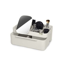 Joseph Joseph Viva grande organizzatore per cosmetici con specchio rimovibile, colore conchiglia (75005)