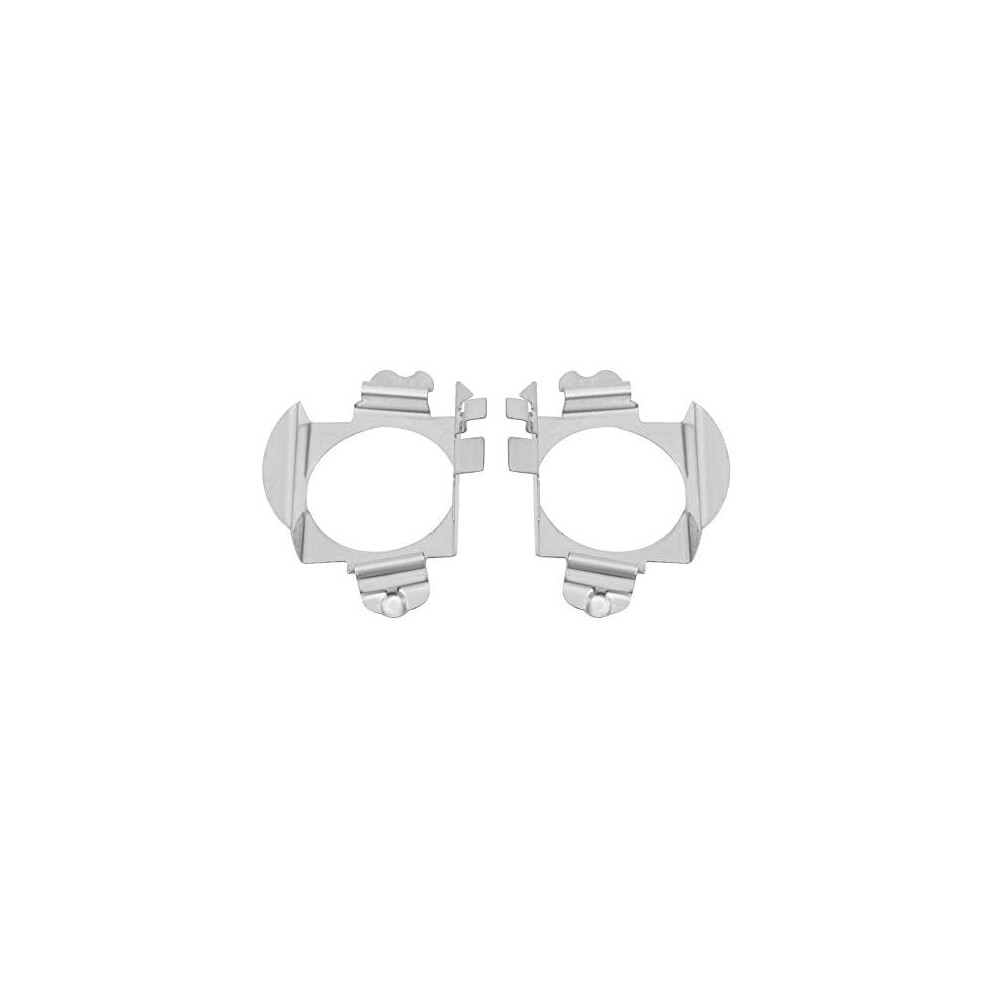 2 Pcs/Pair H7 Led Headlight Adapter Keenso Bulbs Adapter Retainer Holder Silver 763741506841
