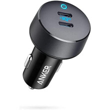 Anker USB C Car Charger, 40W 2-Port PowerIQ 3.0 Type C Car Adapter, PowerDrive III Duo with Power Delivery for iPhone12/12 Pro 11/11 Pro/11 Pro M