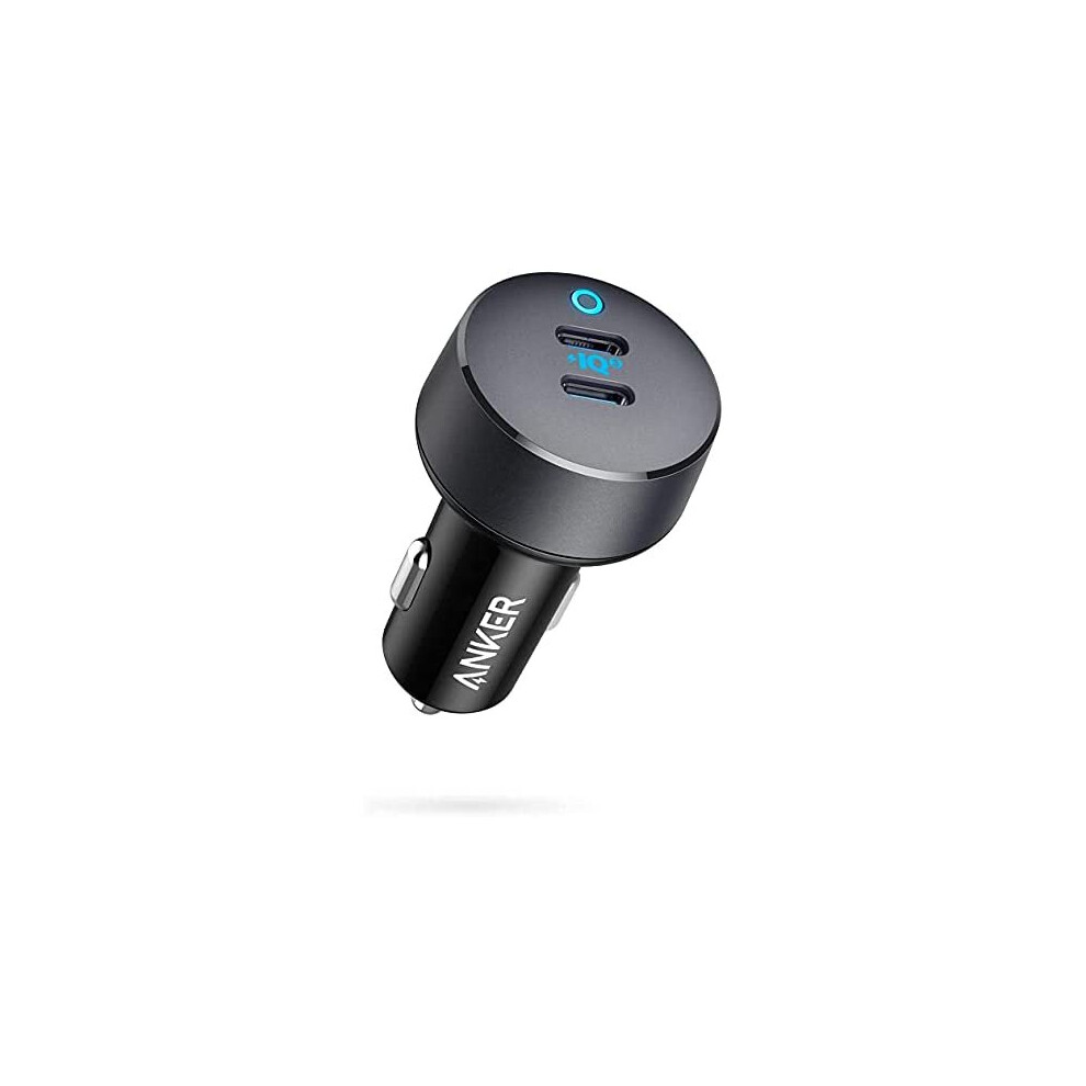 Anker USB C Car Charger, 40W 2-Port PowerIQ 3.0 Type C Car Adapter, PowerDrive III Duo with Power Delivery for iPhone12/12 Pro 11/11 Pro/11 Pro M