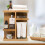 Sorbus 360 Makeup Organizer - Bambu Make Up Förvaring Karusell för Kosmetika och Hudvård 4