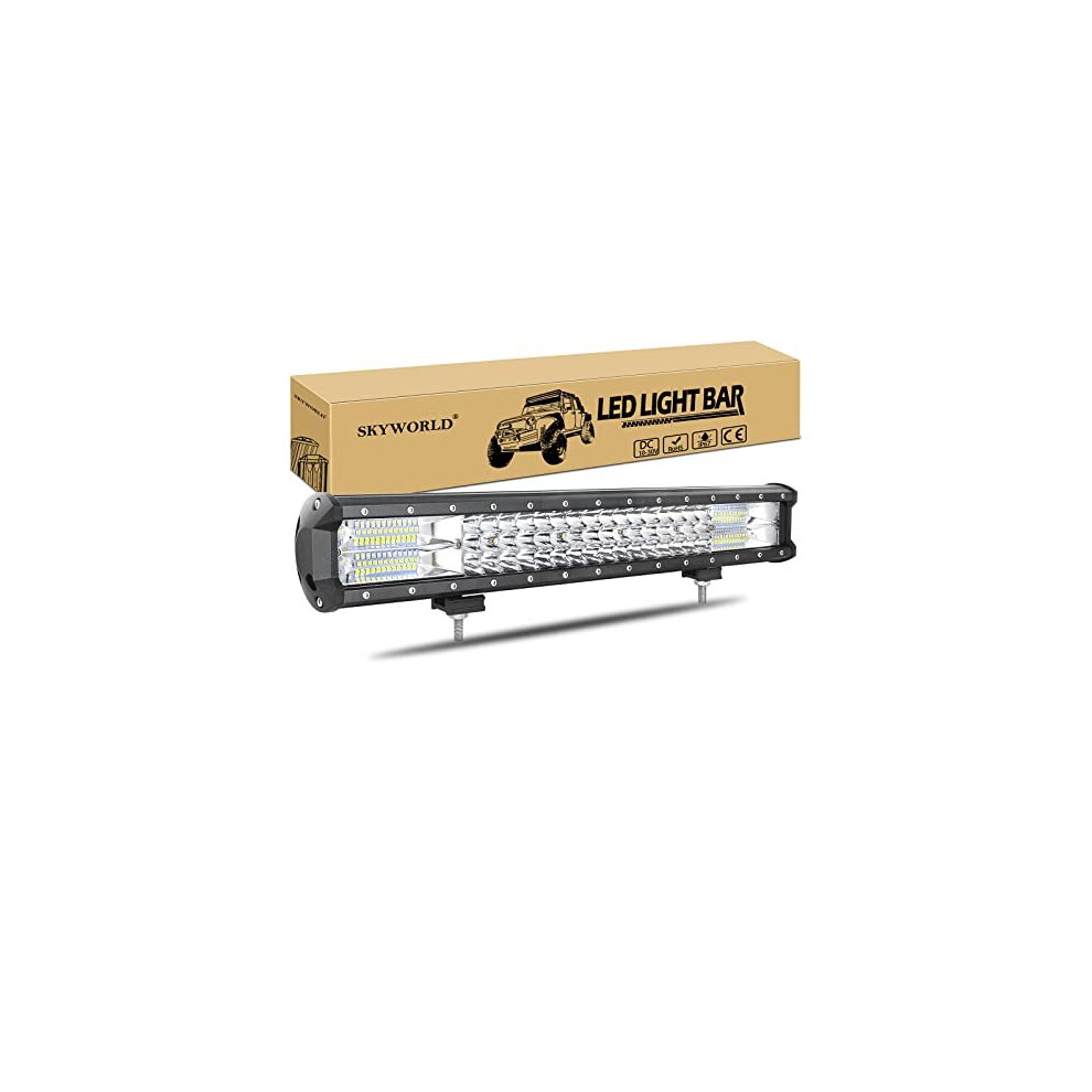 Skyworld 20 Inch 288W Led Bar Spot Flood Combo Led Bar 12V 24V Off Road S Work Driving Fog Lamps For Truck Car Atv Suv 4X4 4Wd Light 713929311811
