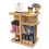 Sorbus 360 Makeup Organizer - Bambu Make Up Förvaring Karusell för Kosmetika och Hudvård 1