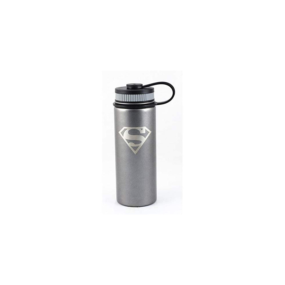 Superman DC Logo 18oz Stainless Steel Water Bottle