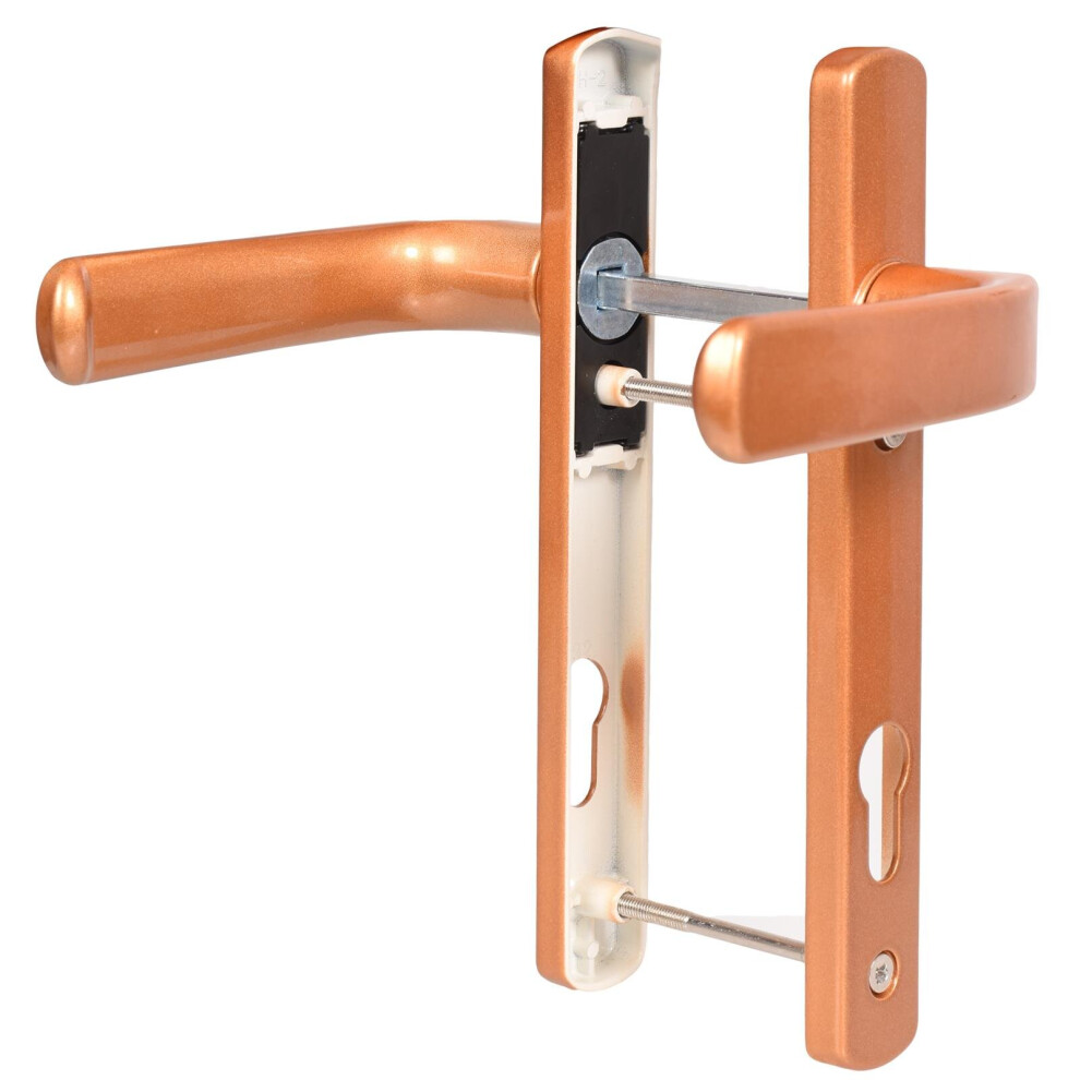 True Face (Gold) Door Handle Avocet Pioneer 92Mm Pz Double Glazing Gold