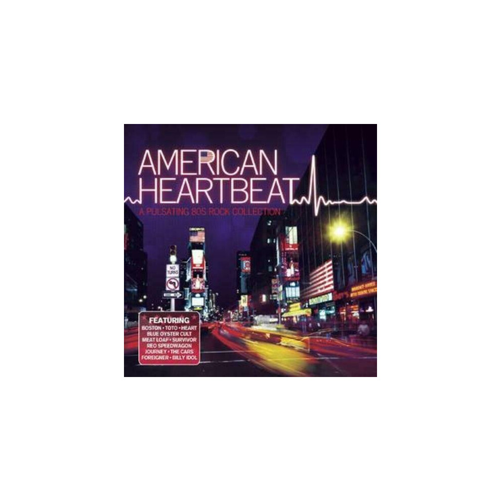 Various Artists : American Heartbeat - A Pulsating 80s Rock Collection CD 2