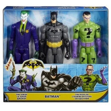 Batman Joker And Riddler Set Of 3 Dolls