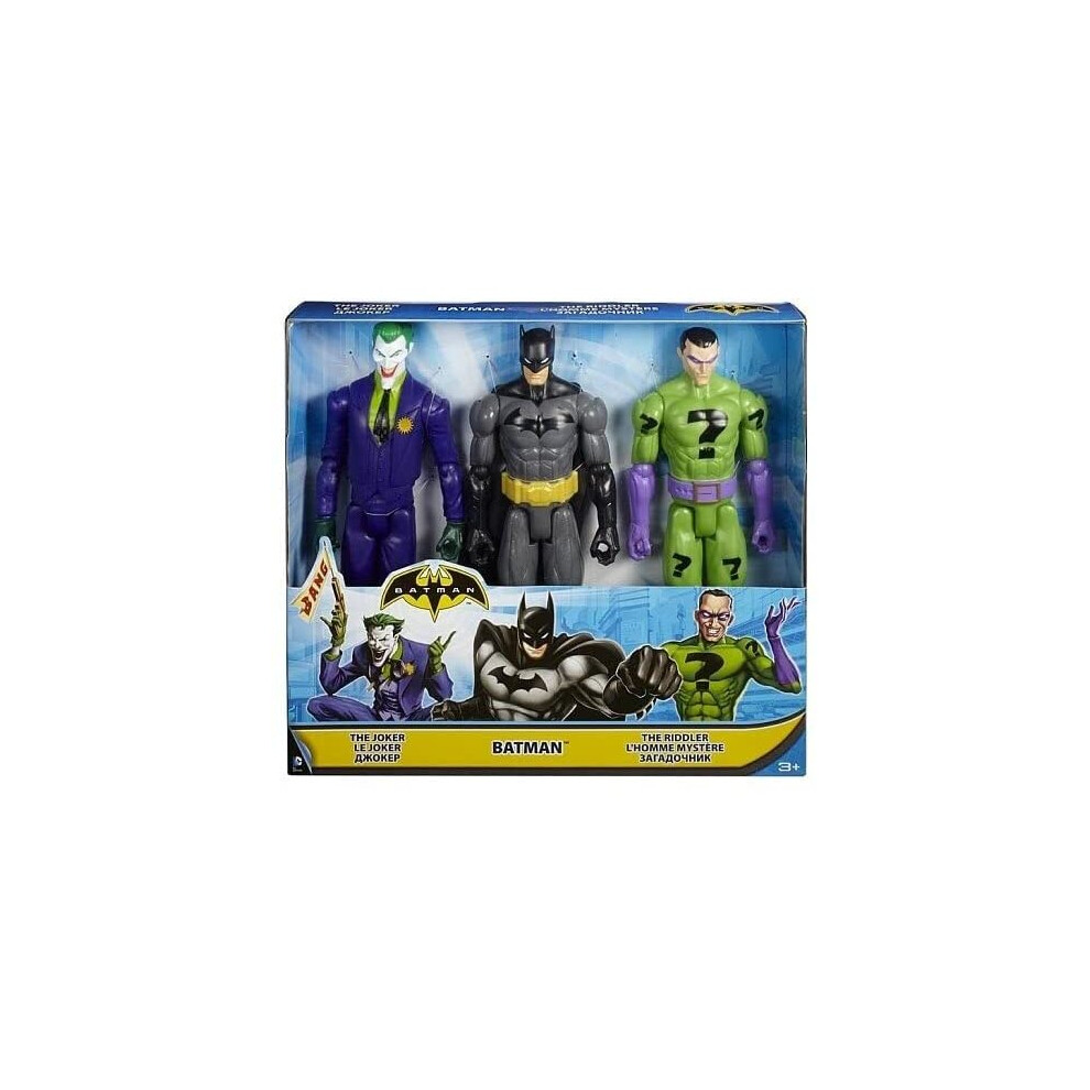 Batman Joker And Riddler Set Of 3 Dolls