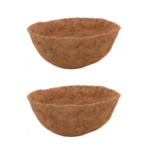 2 Natural Coco Hanging Basket Liners Coco Liner For 16 Inch Basket 2