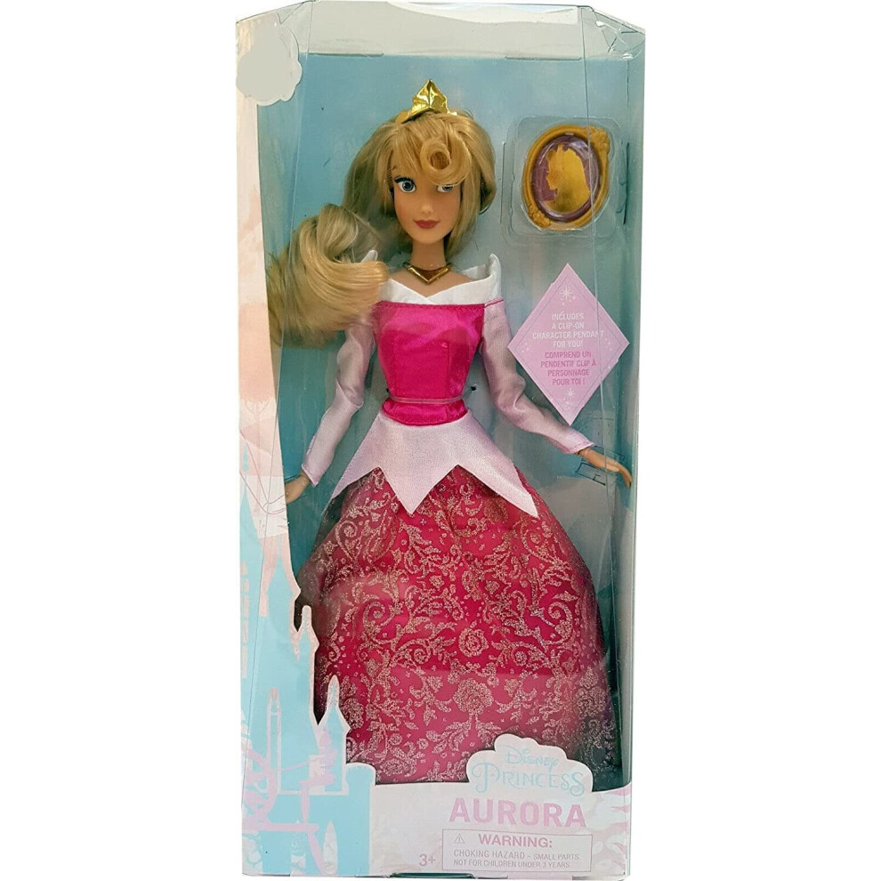 Disney Aurora Princess Classic Doll With Pendant Sleeping Beauty