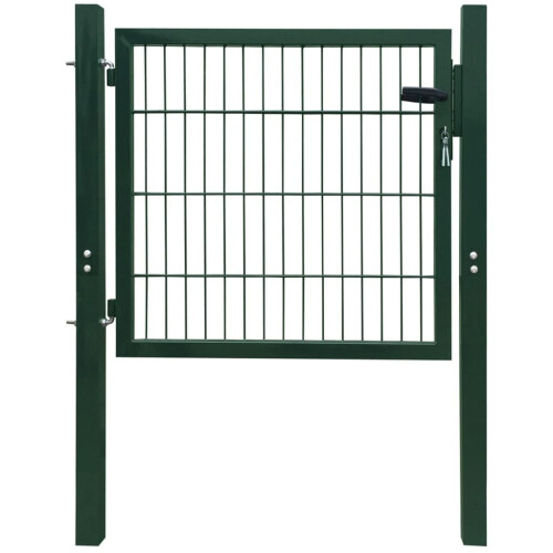 VidaXL vidaXL 2D Gartentor (Einzeln) Grün 100x80 cm