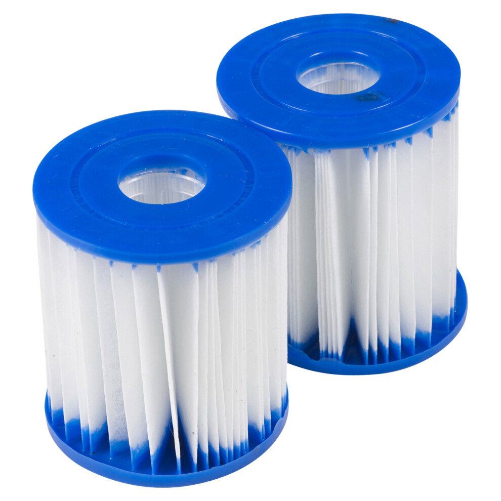 (2) 2 4 6 Bestway Filter Cartridge Swimming Pool Pump