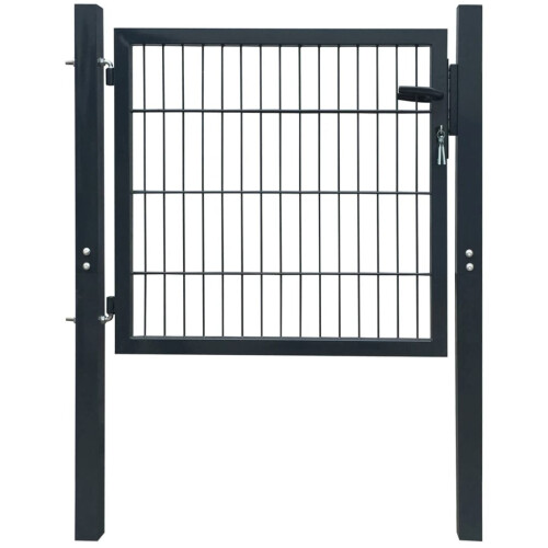 VidaXL vidaXL Zauntor Stahl Anthrazit 100x100 cm