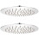 VidaXL vidaXL 2x Rain Shower Head Stainless Steel 20cm Water Saving Bath Accessory 1