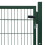 VidaXL vidaXL 2D Gartentor (Einzeln) Grün 100x80 cm 5