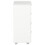 VidaXL vidaXL Sideboard High Gloss White Engineered Wood Cabinet Organiser Stand 6