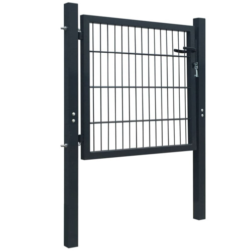 VidaXL vidaXL Zauntor Stahl Anthrazit 100x100 cm 2