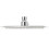 VidaXL vidaXL 2x Rain Shower Head Stainless Steel 20cm Water Saving Bath Accessory 4