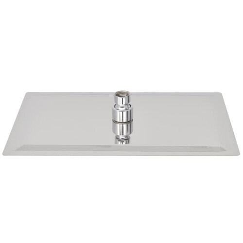 VidaXL vidaXL Rain Shower Head Stainless Steel 20x30cm Rectangular Anti-limescale 2