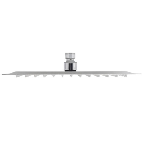 VidaXL vidaXL 2x Rain Shower Head Stainless Steel 25x25cm Water Saving Bath Accessory 2