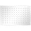 VidaXL vidaXL 2x Rain Shower Head Stainless Steel 20x30cm Water Saving Bath Accessory 2