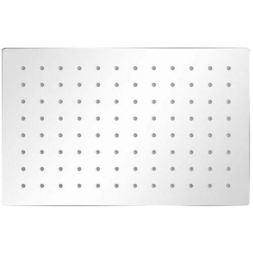 VidaXL vidaXL 2x Rain Shower Head Stainless Steel 20x30cm Water Saving Bath Accessory 1