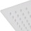 VidaXL vidaXL 2x Rain Shower Head Stainless Steel 25x25cm Water Saving Bath Accessory 5
