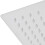 VidaXL vidaXL 2x Rain Shower Head Stainless Steel 20x30cm Water Saving Bath Accessory 5