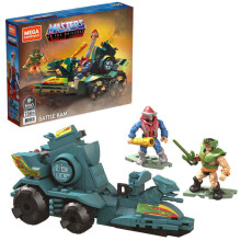 MEGA Construx Masters of The Universe Byggset, Battle Ram och Sky Sled med 188 Delar, 2 Mikroföretagsfigurer, för Barn