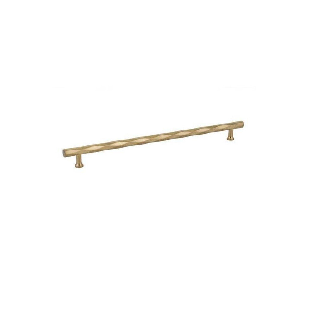 Emtek 86491Us4 12 In. Center To Center Tribeca Cabinet Pull, Satin Brass 738505030122