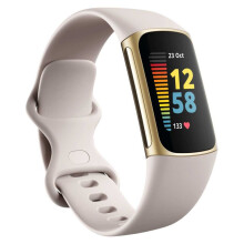 Fitbit Charge 5 Gold and Lunar White - Refurbished