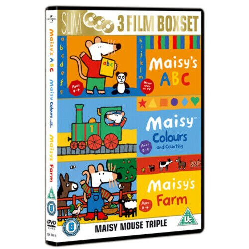 Maisy: Maisys ABC/Maisys Colours and Counting/Maisys Farm DVD (2007 ...