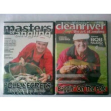 2 X DVDs Bob Nudd-Masters of Angling-Bag DVD - Region 1