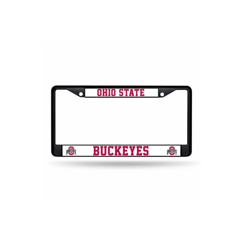 Ricoindustries Fbc300105 Ohio State Chrome License Plate Black 767345284020