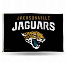 Rico Industries NFL Bandera de 3' x 5' de los Jacksonville Jaguars