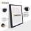 (A2 Pic (A1 Frame)) Ash Black Picture Frame Photo Frames With White Mount Wall Art Hanging Frame Home Decor Frame 2