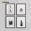 (A2 Pic (A1 Frame)) Ash Black Picture Frame Photo Frames With White Mount Wall Art Hanging Frame Home Decor Frame 5