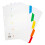 Concord Mylar A4 Multicolour Index 1-5 2