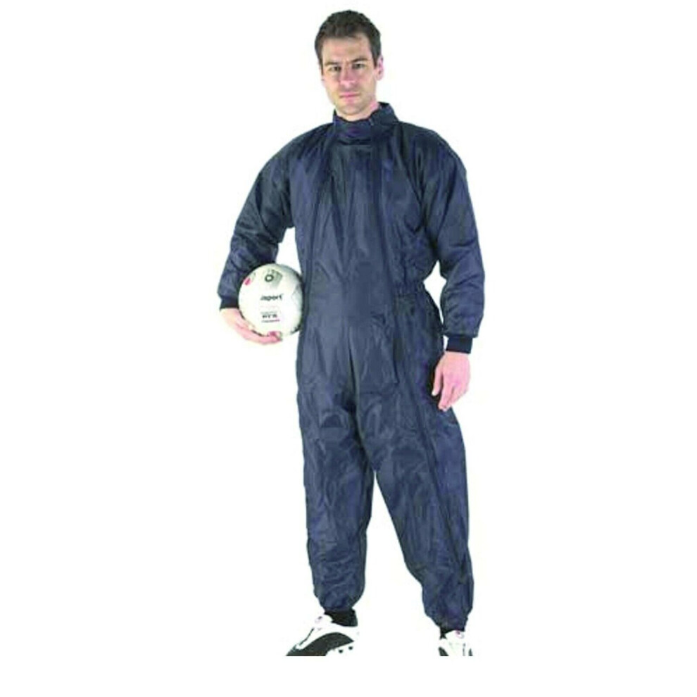 (Navy, Small 34 / 36") PROSPO Subsuit Thermal Overall for Football Rugby