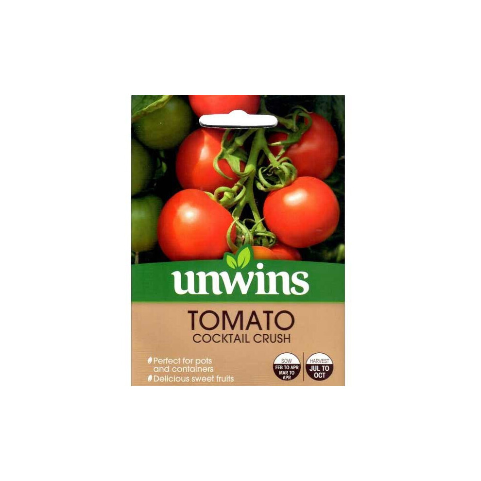 Unwins Grow Your Own Vegetables Summer Tomato Cocktail Crush Seeds