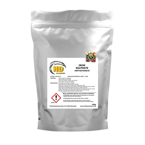 (500g) Iron Sulphate Grass Lawn Turf Tonic, Moss Killer