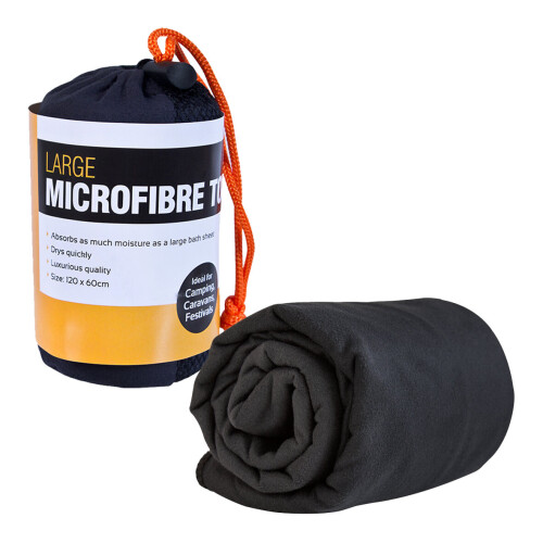 Milestone 20370 Microfibre Towel with Storage Bag / Absorbent & Quick Drying