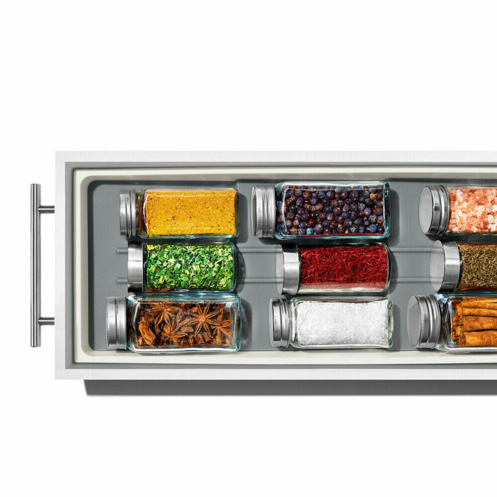 OXO Good Grips Compact Spice Drawer Organizer Base & Removable Tray Kitchen