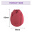 Waterproof Realistic, Massager Silent Sucking Vibrator Clit Rose 6