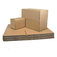 (6x6x6 Inch, 5) Brown Cardboard Shipping Boxes Postal Shipping Box MAILING Gift Packet Royal Mail Parcel Carton