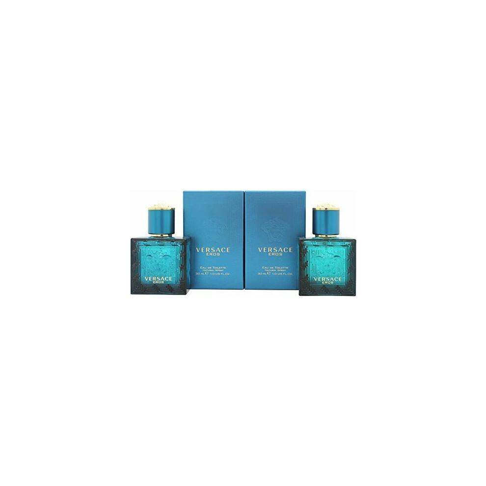 Versace Eros Duo Gift Set 2 X 30ml EDT Spray