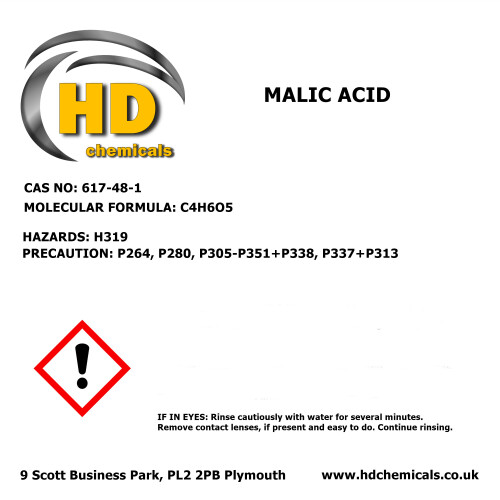 (500g) Malic Acid Hydroxybutanedioic Acid Cleaning 1