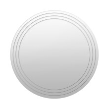 Home 62cm Gina Round Etched Wall Mirror - Refurbished